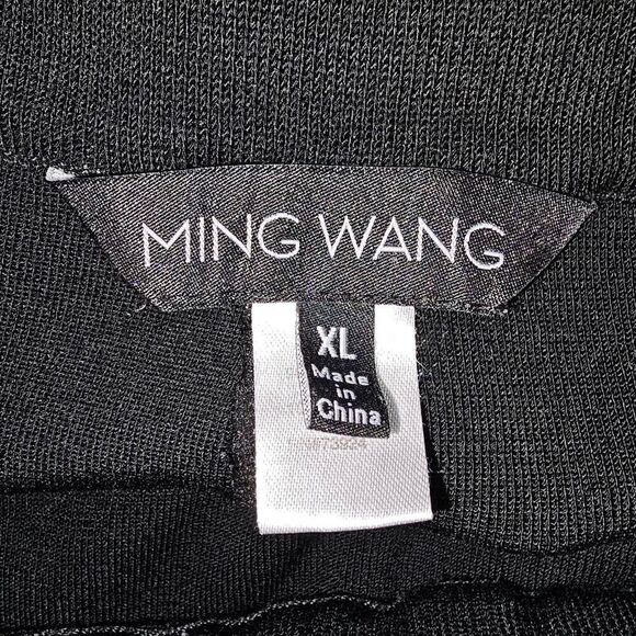 Ming Wang Womens Black Straight Leg Pants XL - Picture 4 of 5